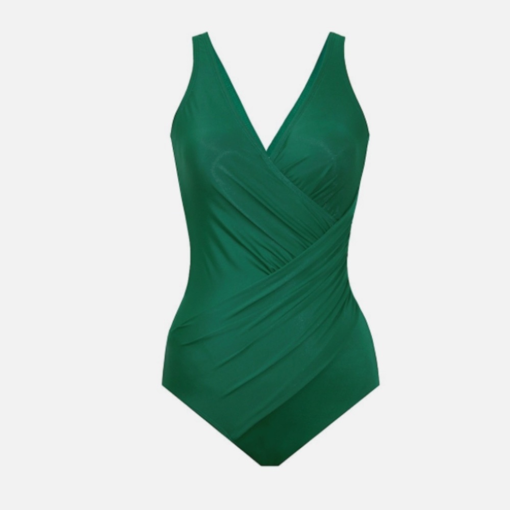 Miraclesuit Malachite Plus Solid Oceanus One Piec… - image 4
